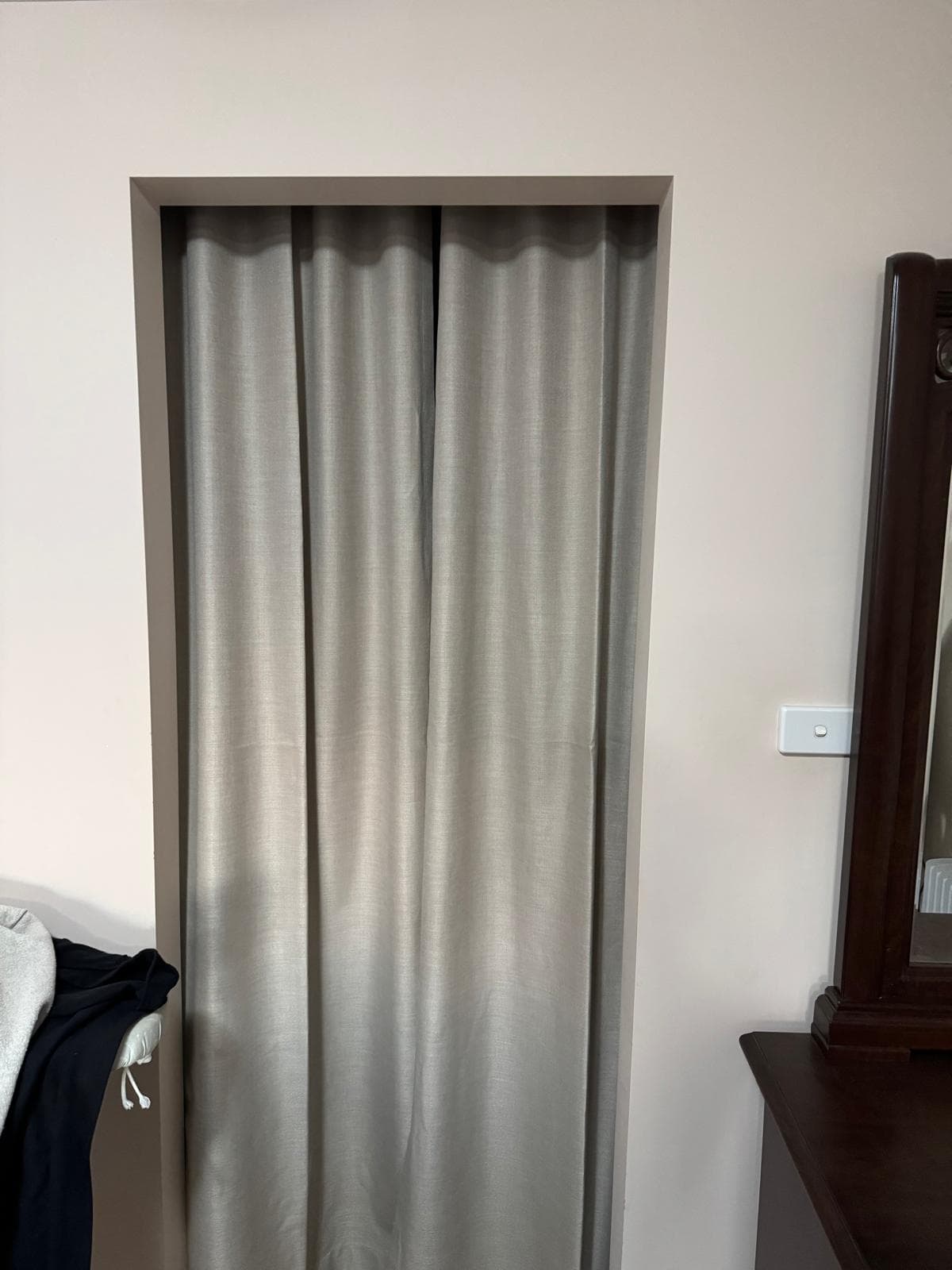 Roman blinds fitted in a Melbourne living room